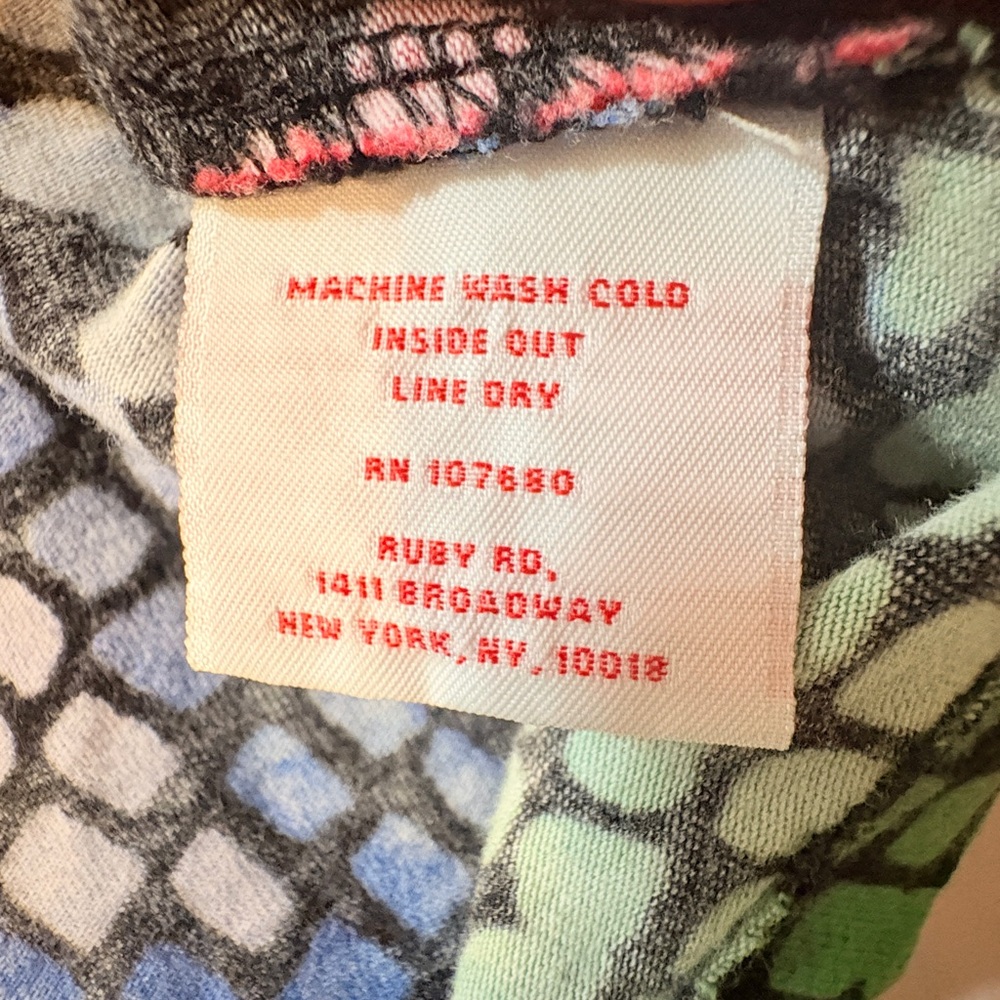 Ruby Rd. Multicolor Geometric Blouse - Picture 7 of 8